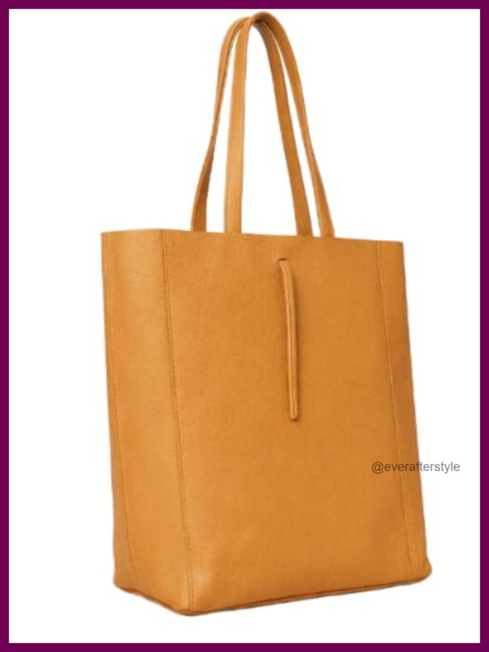 Italian Leather Tote Shopper Bag Laptop Shoulder Purse